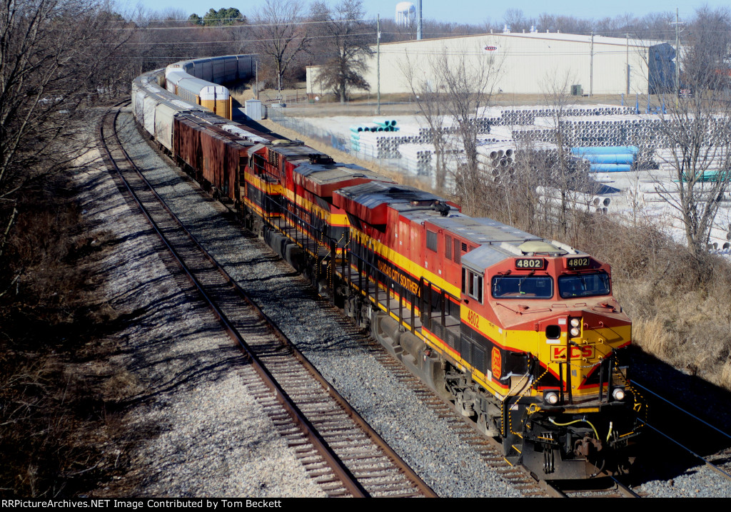 Southbound grain close up